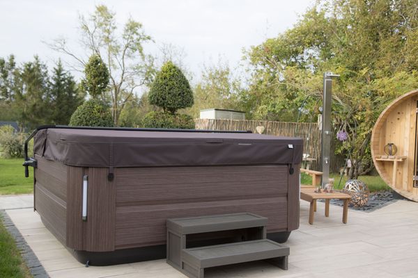 Ardoise de paillage, spa jacuzzi - Sauna traditionnel tonneau - Moselle